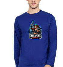 Load image into Gallery viewer, Cyberpunk Full Sleeves T-Shirt for Men-Royal blue-Ektarfa.online
