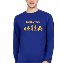 Load image into Gallery viewer, Cycling Full Sleeves T-Shirt for Men-Royal Blue-Ektarfa.online

