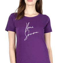 Load image into Gallery viewer, Nina Simone T-Shirt for Women-Purple-Ektarfa.online
