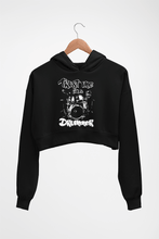 Load image into Gallery viewer, Drummer Crop HOODIE FOR WOMEN-Black-Ektarfa.online

