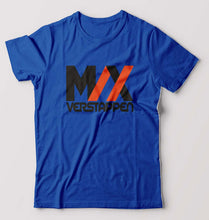 Load image into Gallery viewer, Max Verstappen T-Shirt for Men-S(38 Inches)-Royal Blue-Ektarfa.online
