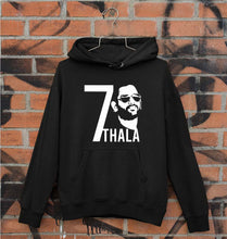 Load image into Gallery viewer, MS Dhoni 07 Thala Unisex Hoodie for Men/Women-Black-Ektarfa.online
