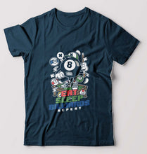 Load image into Gallery viewer, Billard Pool T-Shirt for Men-Petrol Blue-Ektarfa.online
