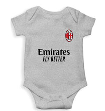 Load image into Gallery viewer, A.C. Milan 2021-22 Kids Romper For Baby Boy/Girl-Grey-Ektarfa.online
