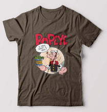 Load image into Gallery viewer, Popeye T-Shirt for Men-Olive Green-Ektarfa.online
