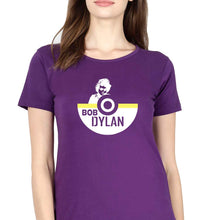 Load image into Gallery viewer, Bob Dylan T-Shirt for Women-Purple-Ektarfa.online
