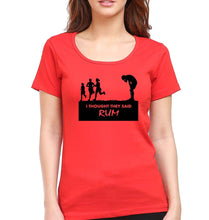 Load image into Gallery viewer, Rum Funny T-Shirt for Women-Red-Ektarfa.online
