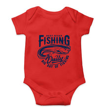 Load image into Gallery viewer, Fishing Kids Romper For Baby Boy/Girl-0-5 Months(18 Inches)-RED-Ektarfa.online
