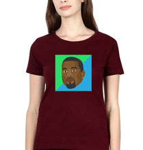 Load image into Gallery viewer, Kanye West T-Shirt for Women-Maroon-Ektarfa.online
