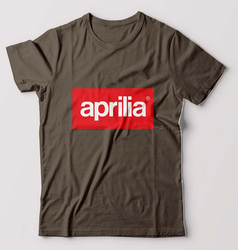 Aprilia T-Shirt for Men-Olive Green-Ektarfa.online