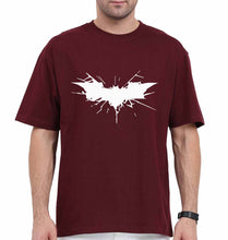 Load image into Gallery viewer, Batman Superhero Oversized T-Shirt for Men-Maroon-Ektarfa.online
