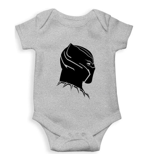 Black Panther Superhero Kids Romper For Baby Boy/Girl-Grey-Ektarfa.online