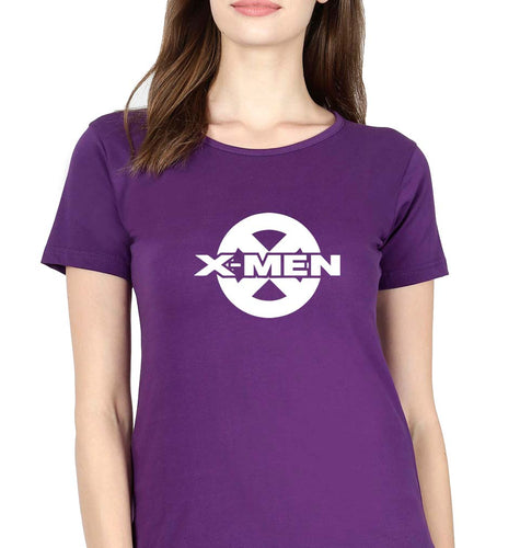 X-Men T-Shirt for Women-Purple-Ektarfa.online