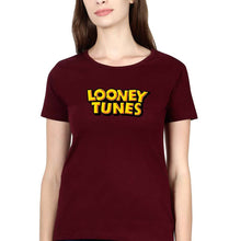 Load image into Gallery viewer, Looney Tunes T-Shirt for Women-Maroon-Ektarfa.online

