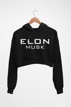 Load image into Gallery viewer, Elon Musk Crop HOODIE FOR WOMEN-Black-Ektarfa.online
