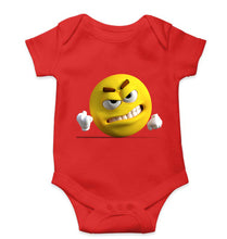 Load image into Gallery viewer, Angry Emoji Kids Romper For Baby Boy/Girl-0-5 Months(18 Inches)-RED-Ektarfa.online
