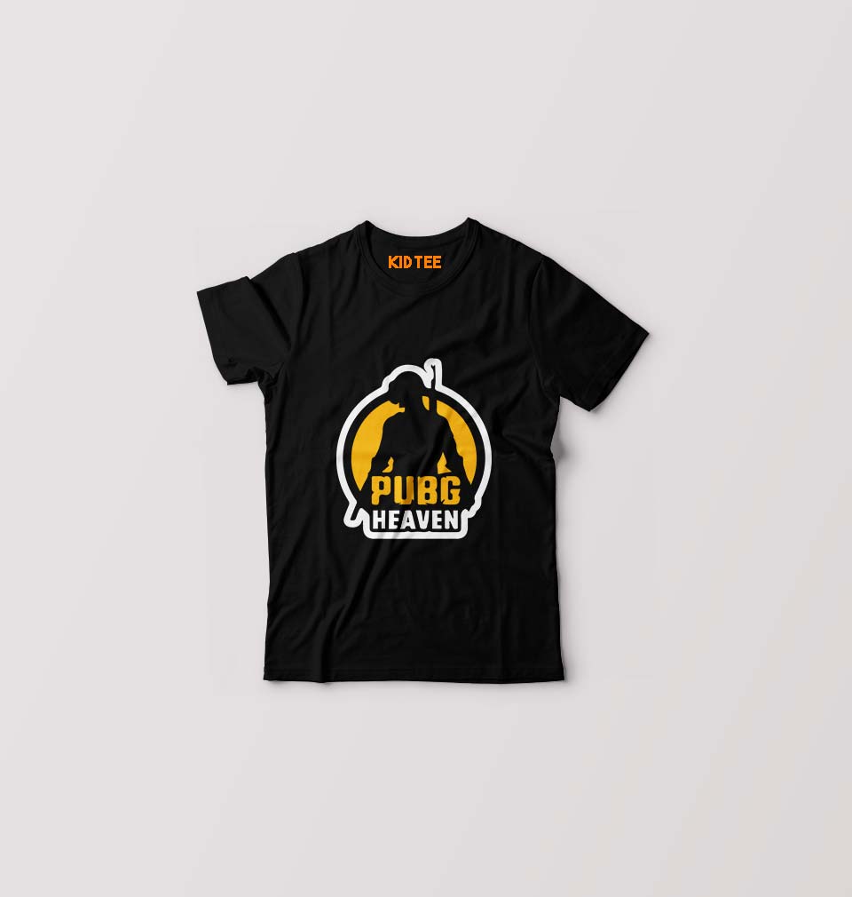 PUBG Pubg Heaven Kids T-Shirt for Boy/Girl-Black-Ektarfa.online