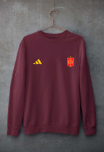 Load image into Gallery viewer, Spain Football Unisex Sweatshirt for Men/Women-Maroon-Ektarfa.online
