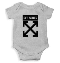 Load image into Gallery viewer, Off White Kids Romper For Baby Boy/Girl-0-5 Months(18 Inches)-Grey-Ektarfa.online
