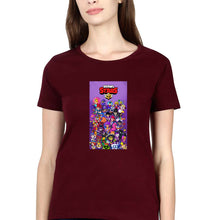 Load image into Gallery viewer, Brawl Stars T-Shirt for Women-Maroon-Ektarfa.online
