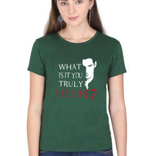 Load image into Gallery viewer, Lucifer T-Shirt for Women-Dark Green-Ektarfa.online

