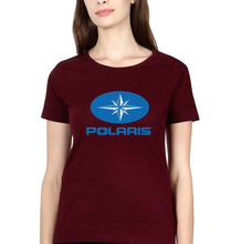 Load image into Gallery viewer, Polaris T-Shirt for Women-Maroon-Ektarfa.online
