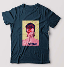 Load image into Gallery viewer, David Bowie T-Shirt for Men-Petrol Blue-Ektarfa.online
