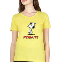 Load image into Gallery viewer, Peanuts Snoopy T-Shirt for Women-Yellow-Ektarfa.online
