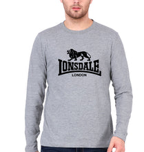 Load image into Gallery viewer, Lonsdale Full Sleeves T-Shirt for Men-Grey Melange-Ektarfa.online
