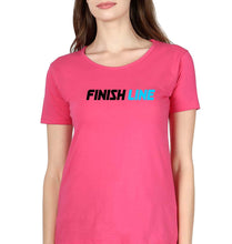Load image into Gallery viewer, Finish Line T-Shirt for Women-Pink-Ektarfa.online
