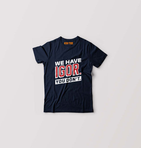 Igor Kids T-Shirt for Boy/Girl-Navy Blue-Ektarfa.online