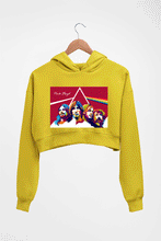 Load image into Gallery viewer, Pink Floyd Crop HOODIE FOR WOMEN-Mustard Yellow-Ektarfa.online
