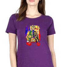 Load image into Gallery viewer, Mike Tyson T-Shirt for Women-Purple-Ektarfa.online
