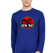 Load image into Gallery viewer, Gym Rat Full Sleeves T-Shirt for Men-Royal Blue-Ektarfa.online

