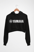 Load image into Gallery viewer, Yamaha Crop HOODIE FOR WOMEN-Black-Ektarfa.online
