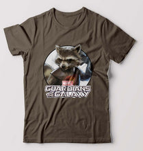 Load image into Gallery viewer, Rocket Raccoon T-Shirt for Men-Olive Green-Ektarfa.online
