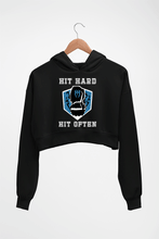 Load image into Gallery viewer, Roman Reigns WWE Crop HOODIE FOR WOMEN-Black-Ektarfa.online
