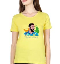 Load image into Gallery viewer, Virat Kohli T-Shirt for Women-Yellow-Ektarfa.online
