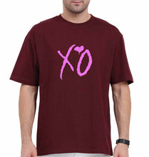 Load image into Gallery viewer, The Weeknd XO Oversized T-Shirt for Men-Maroon-Ektarfa.online
