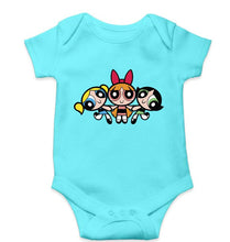 Load image into Gallery viewer, Powerpuff Girls Kids Romper For Baby Boy/Girl-0-5 Months(18 Inches)-Sky Blue-Ektarfa.online
