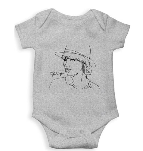 Taylor Swift Kids Romper For Baby Boy/Girl-Grey-Ektarfa.online