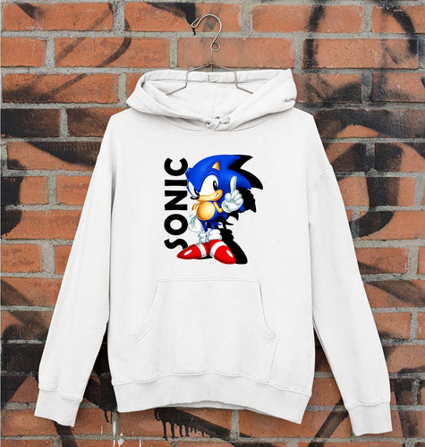 Sonic Unisex Hoodie for Men/Women-White-Ektarfa.online