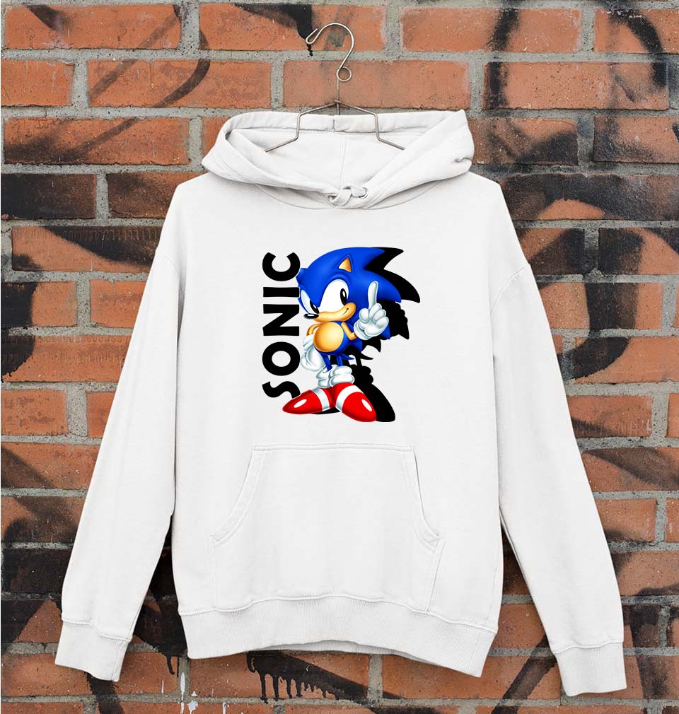 Sonic Unisex Hoodie for Men/Women-White-Ektarfa.online