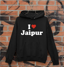 Load image into Gallery viewer, I Love Jaipur Unisex Hoodie for Men/Women-Black-Ektarfa.online
