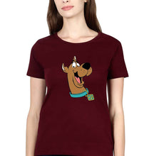 Load image into Gallery viewer, Scooby Doo T-Shirt for Women-Maroon-Ektarfa.online
