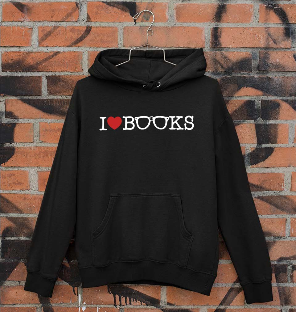 Love Books Unisex Hoodie for Men/Women-Black-Ektarfa.online