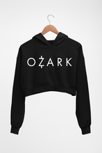 Load image into Gallery viewer, Ozark Crop HOODIE FOR WOMEN-Black-Ektarfa.online
