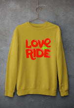 Load image into Gallery viewer, Love to Ride Unisex Sweatshirt for Men/Women-Mustard Yellow-Ektarfa.online
