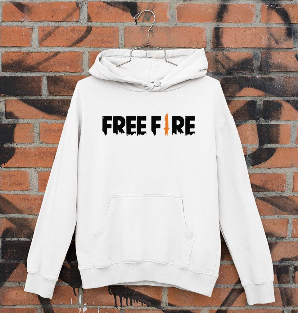 Free Fire Unisex Hoodie for Men/Women-White-Ektarfa.online