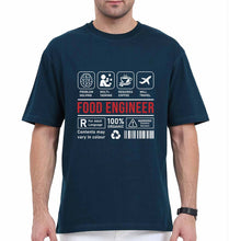 Load image into Gallery viewer, Food Oversized T-Shirt for Men-Petrol Blue-Ektarfa.online
